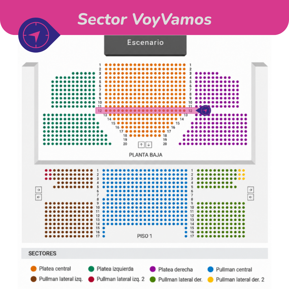 PALITO ORTEGA. 26- sept-26 vamos desde BALCARCE Platea Baja central, entre filas 11 y 13. - Imagen 2